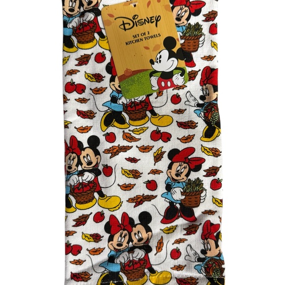 Mickey Mouse Fall 2 Pack Kitchen Towels - Picture 1 of 2